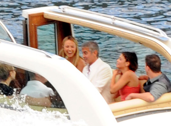 George Clooney, Stacy Keibler, Channing Tatum, Jenna Dewan George Clooney, Stacy Keibler, Channing Tatum, Jenna Dewan